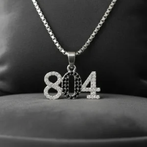 Urban 804 Pendant with Curb Chain Necklace