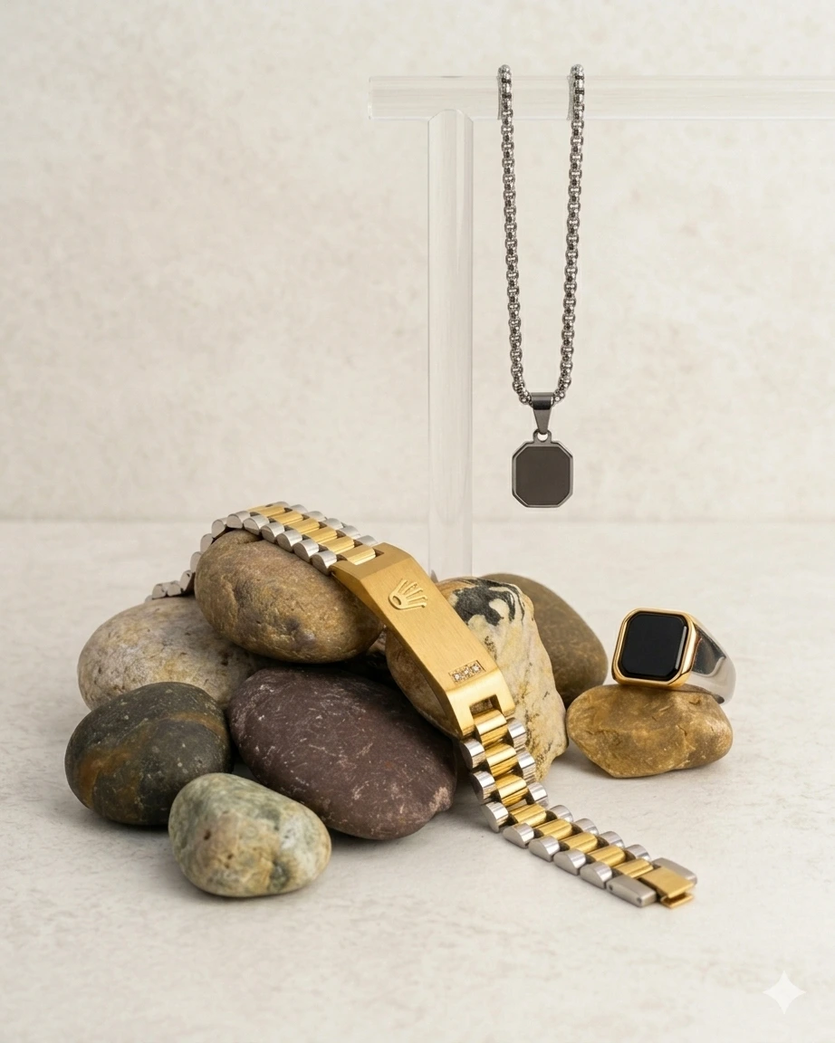 The Gold Standard Bundle — Ring, Bracelet & Pendant