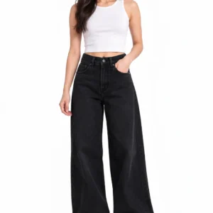 Aura Black Baggy Jeans