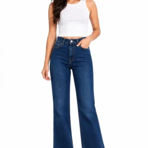 Aura Dark Blue Wide Jeans